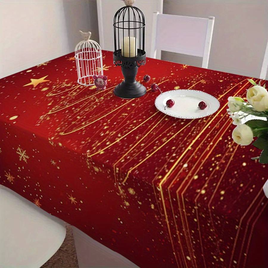 Christmas Tablecloth Color Style1 Size 300X140Cm