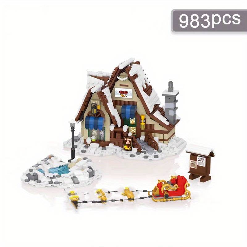 Building Toy Architectural Model Toy Set Size Santa S House