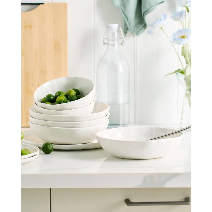 Bowl Color Polar White  4Set16Pcs