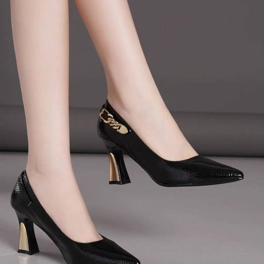 Women S High Heels Color Black Sizeuk 7