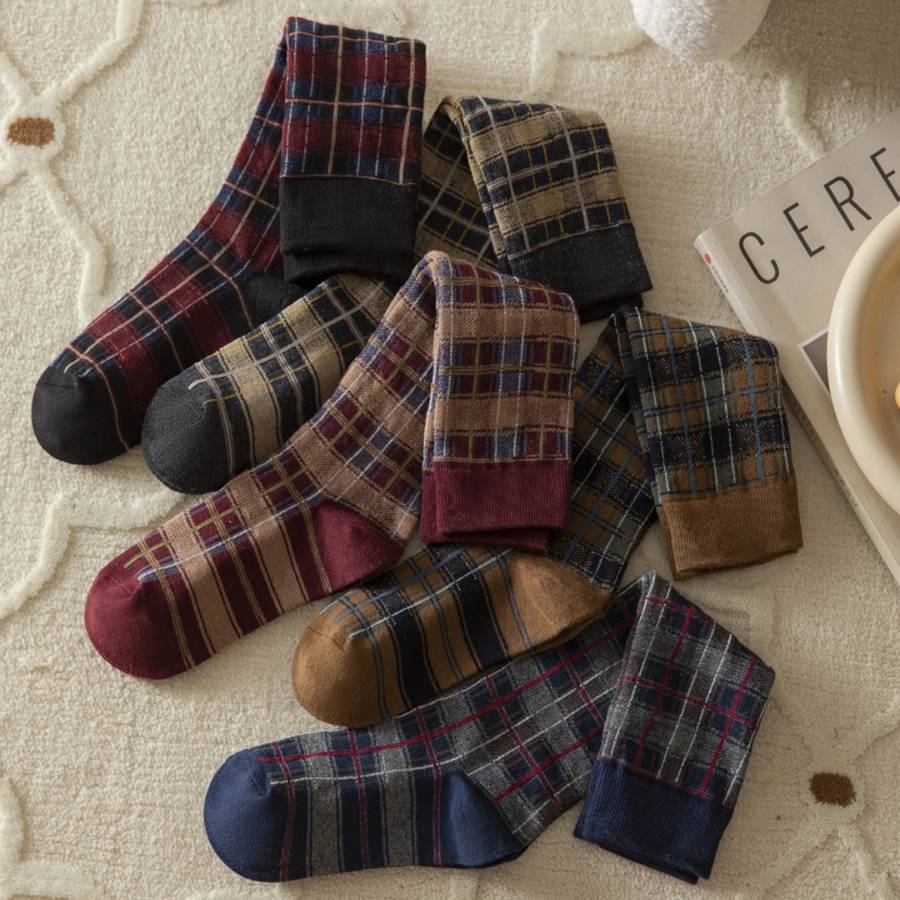 Women S Socks Color 1 Pair Coffee Color Size Asian Onesize