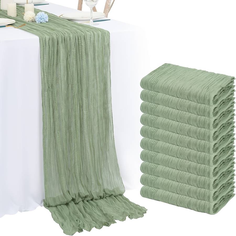 Wedding Supplies Style Sage Green Capacity 4 Tablecloths