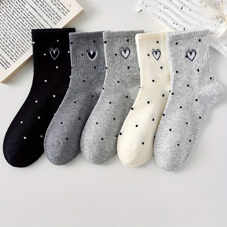 Women S Socks Color Mixed Colors Quantity 5Pairs