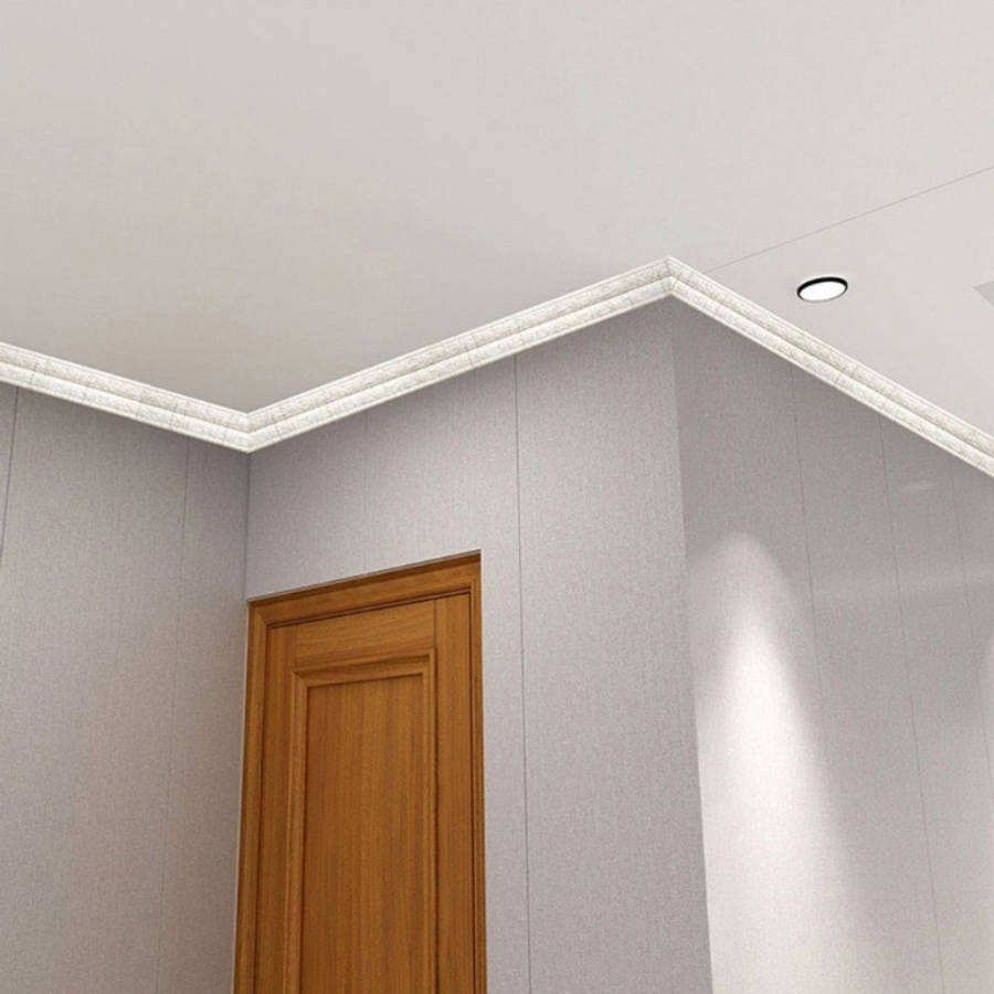 Skirting Board White Size 230*5Cm*10Pcs