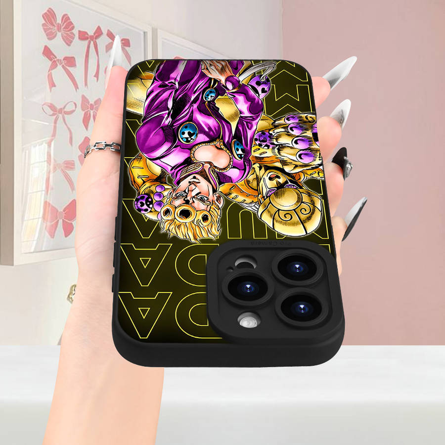 1Pc Black For iPhone 16 Plus Cartoon Cool Angel Eye Phone Case