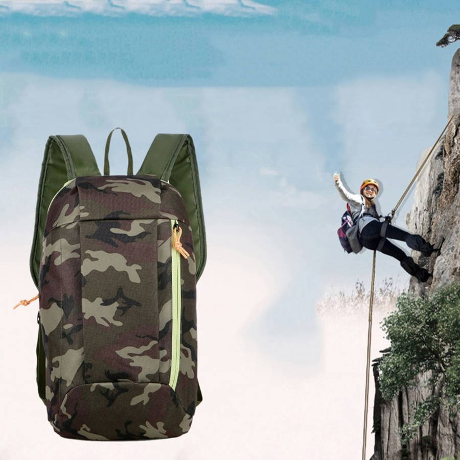 Men S Backpack Green Camouflage