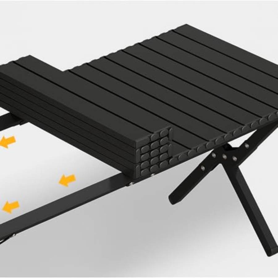 Folding Table Color Black