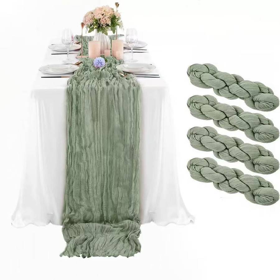 Wedding Supplies Style Sage Green Capacity 4 Tablecloths