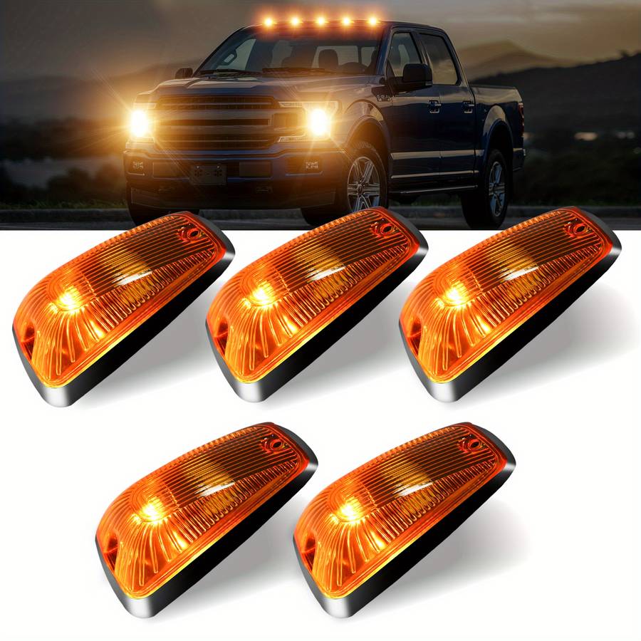 Car Lights Items Transparent Shellamber Light Quantity 5Pcsset