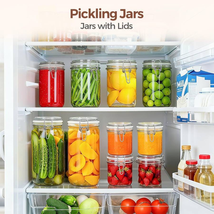 Sealed Jar Quantity 2Pcs Capacity750Ml25Fl.Oz