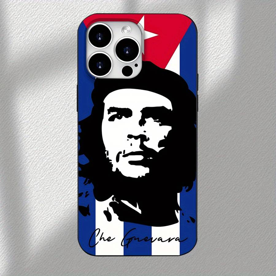 1Pc Black For iPhone 11 Che Guevara Cartoon Designs Phone Case