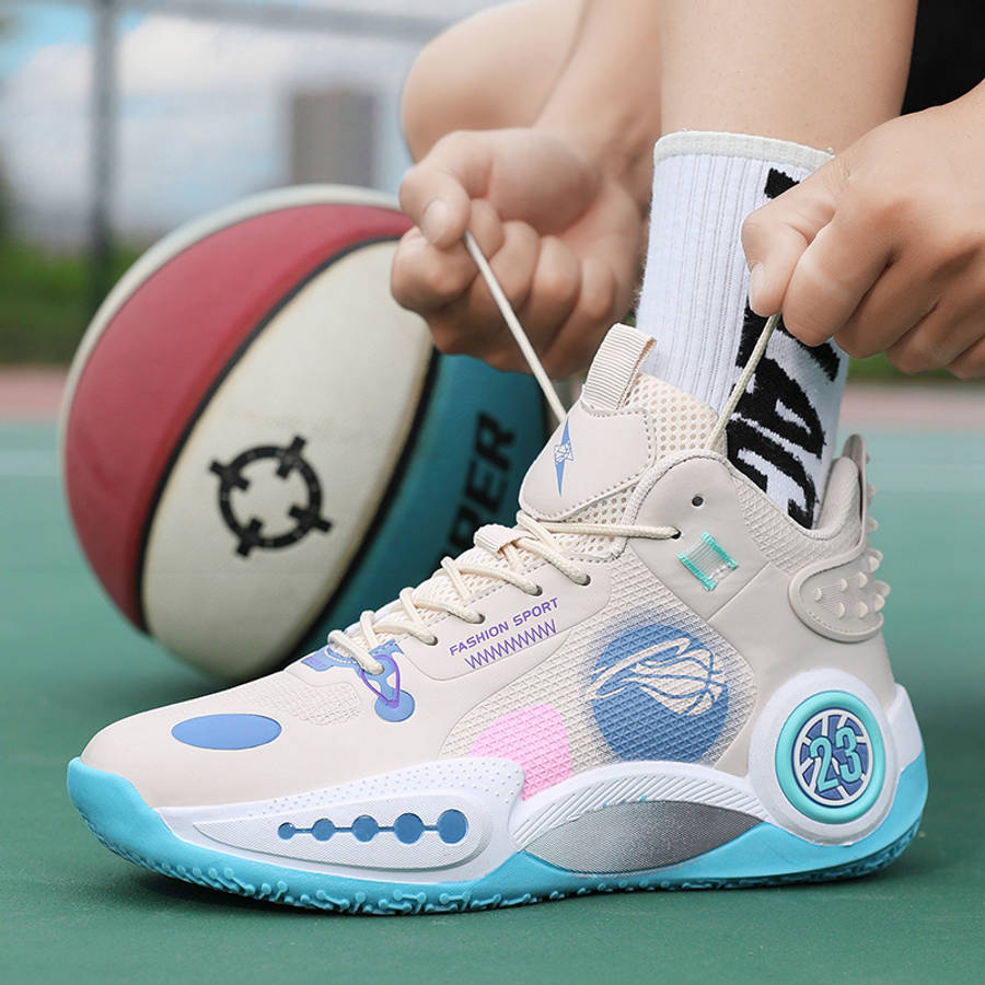 Basketball Shoes Color Beige Color Sizeuk 3.5