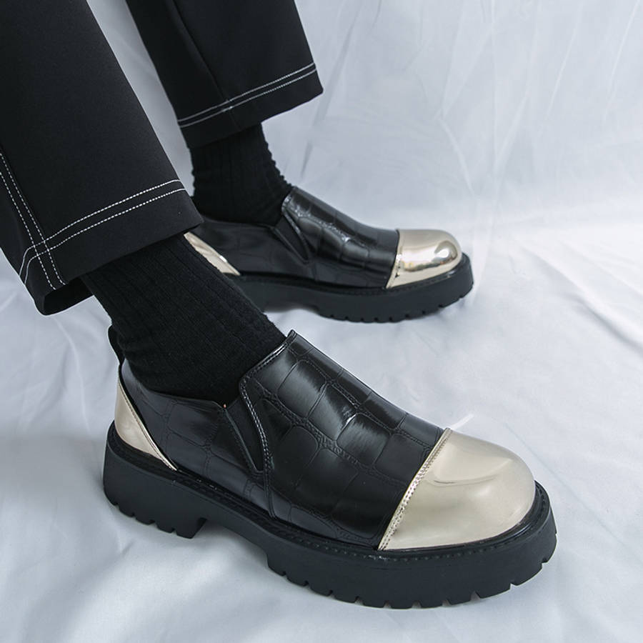 Mens Leather Shoes Color Black Sizeuk 9.5