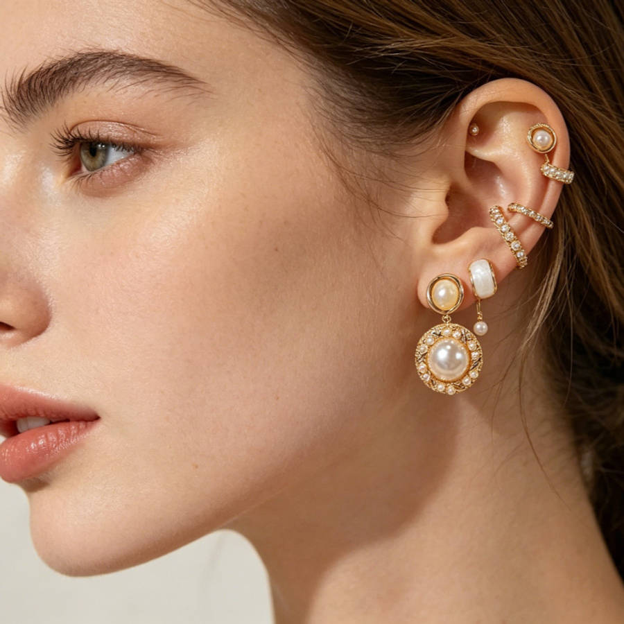 Women S Earrings Color Golden