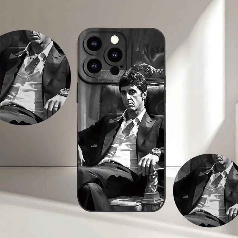 1Pc Black For iPhone 16 Pro Phone Case Phone Cover