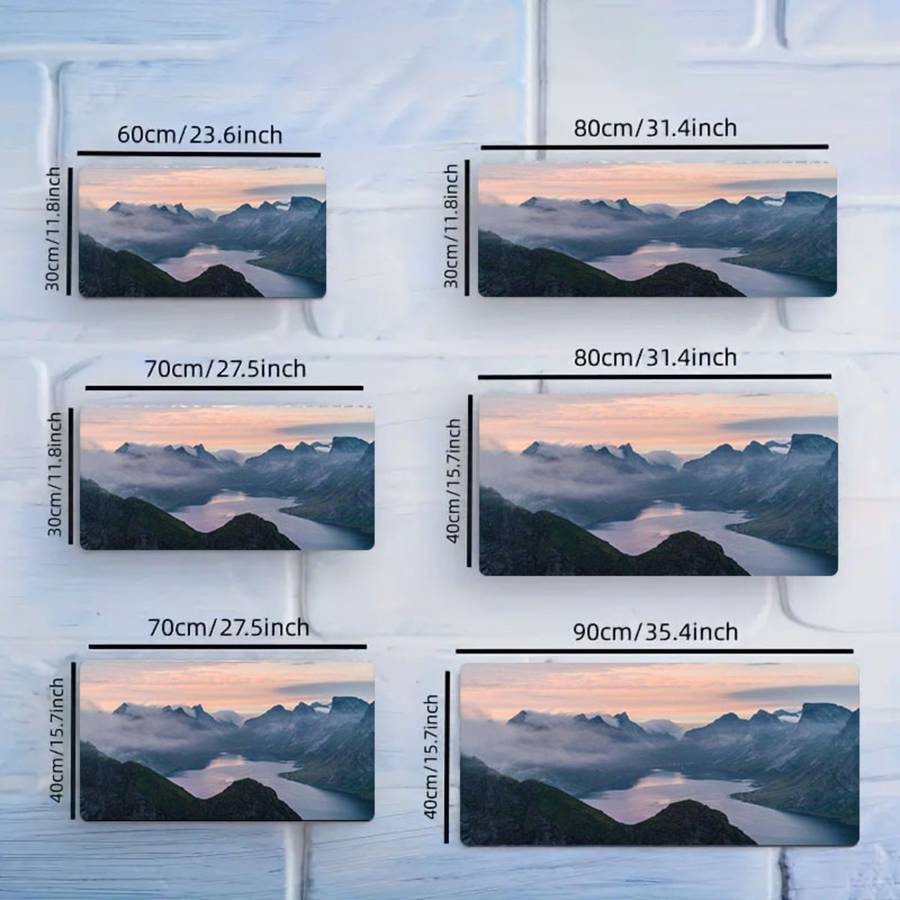 Mouse Pad Size 30X60Cm