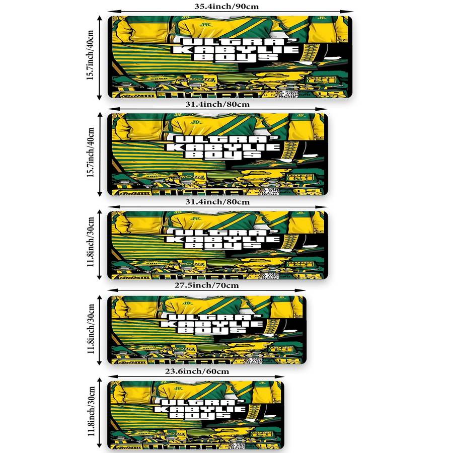 Mouse Pad Color White Size 80X30Cm