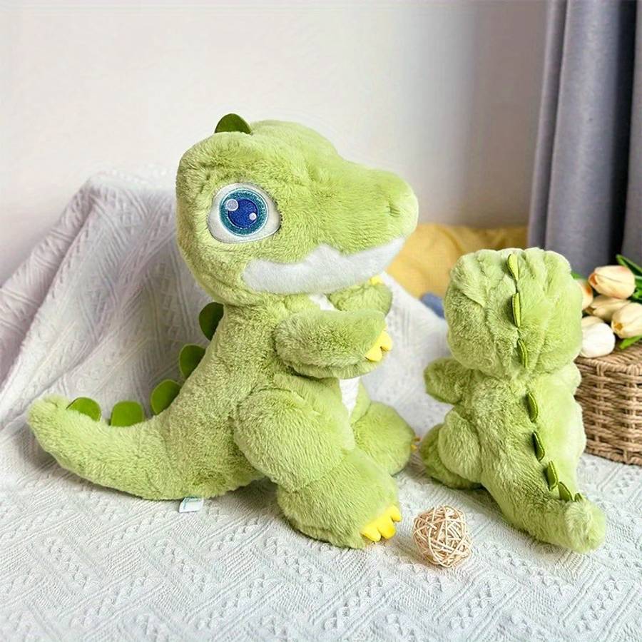 Plush Toyss color Green Dinosaur 1pc