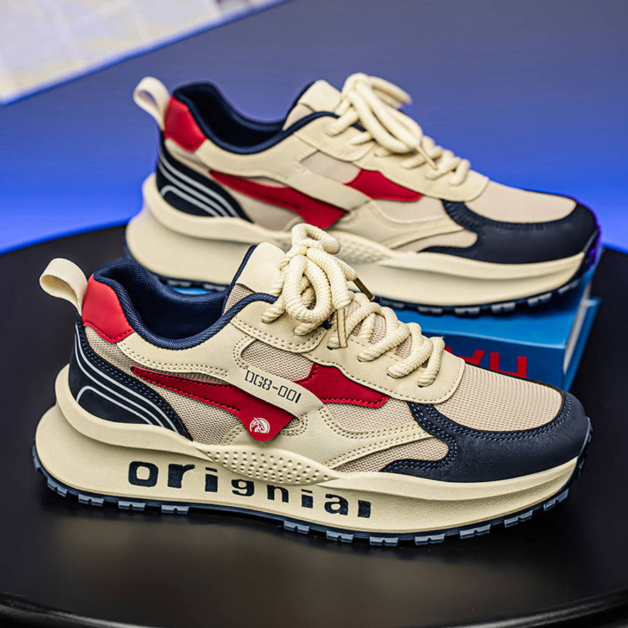 Sneakers Color Beige Red Sizeuk 7