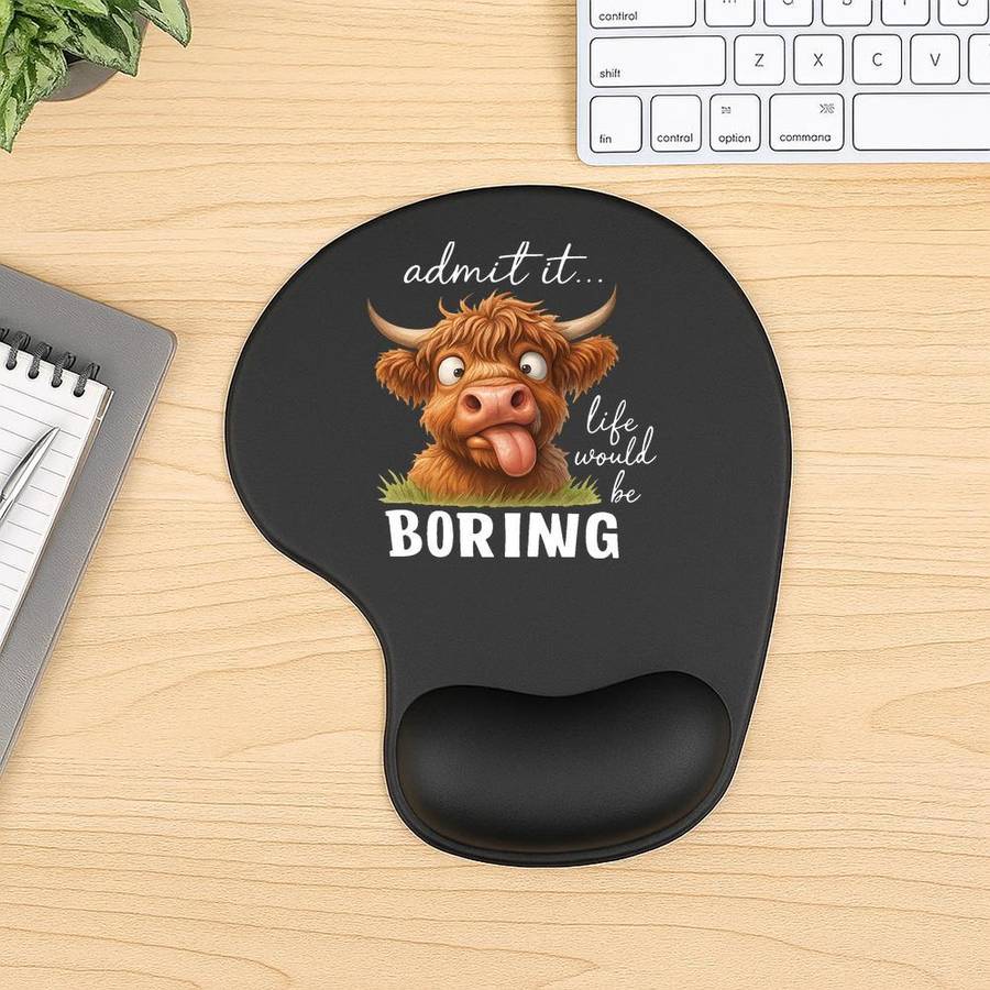 Professional Waterproof Funny Scottish Mouse With Wrist For Laptop Workspace