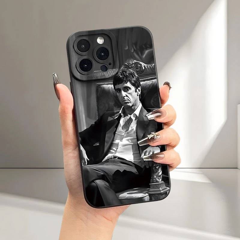 1Pc Black For iPhone 16 Pro Phone Case Phone Cover
