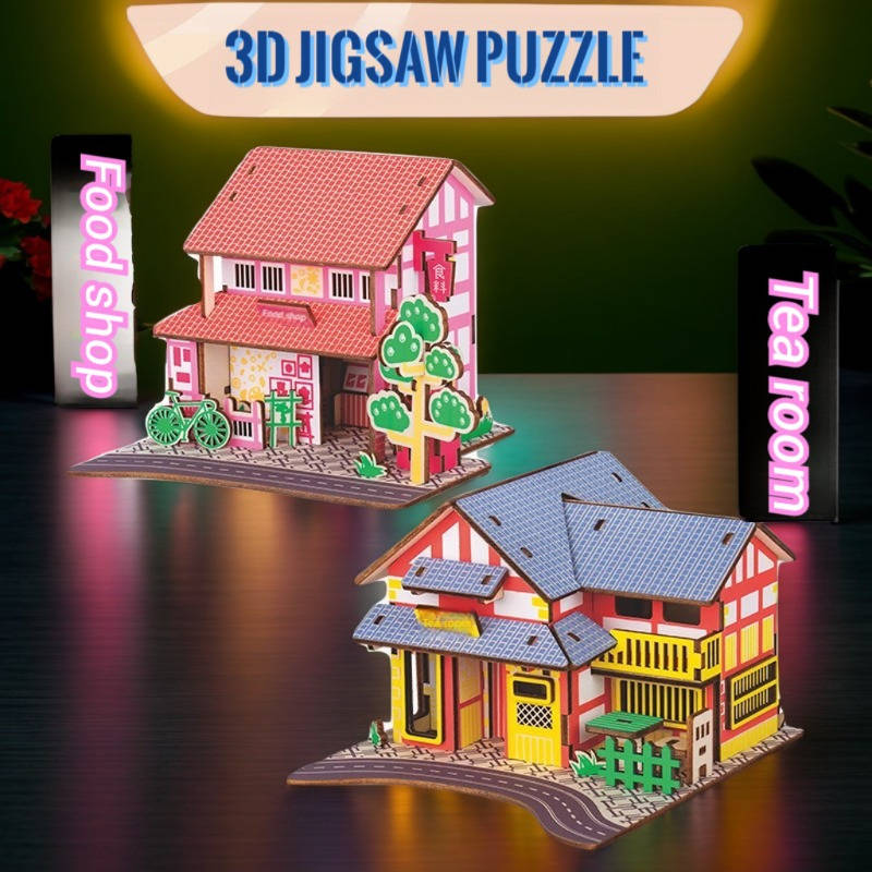 Building Toy Architectural Model Toy Set Color Th01 Tea Room