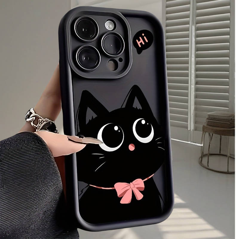 1Pc Black For iPhone 15 Plus Phone Case Phone Cover
