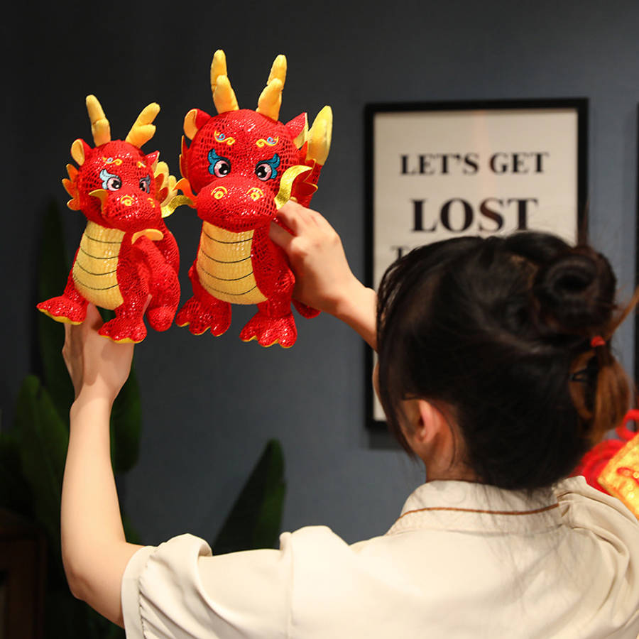 Plush Toyss Items satin dragon 28cm