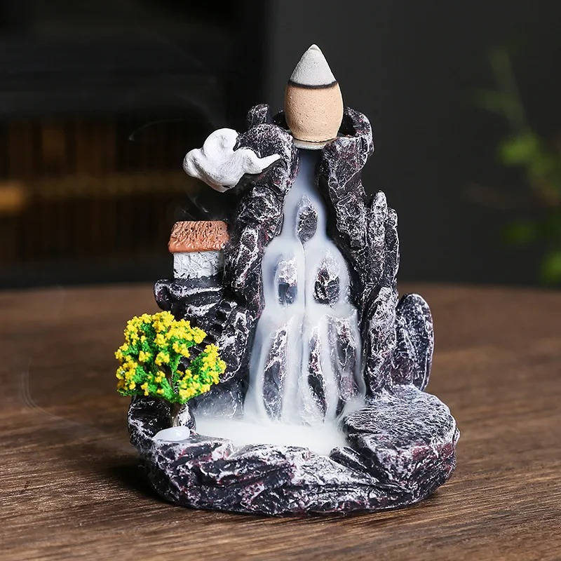 Incense Burner Color  Waterfall A
