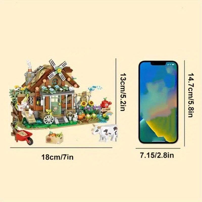 Building Toy Architectural Model Toy Set Style Farm House