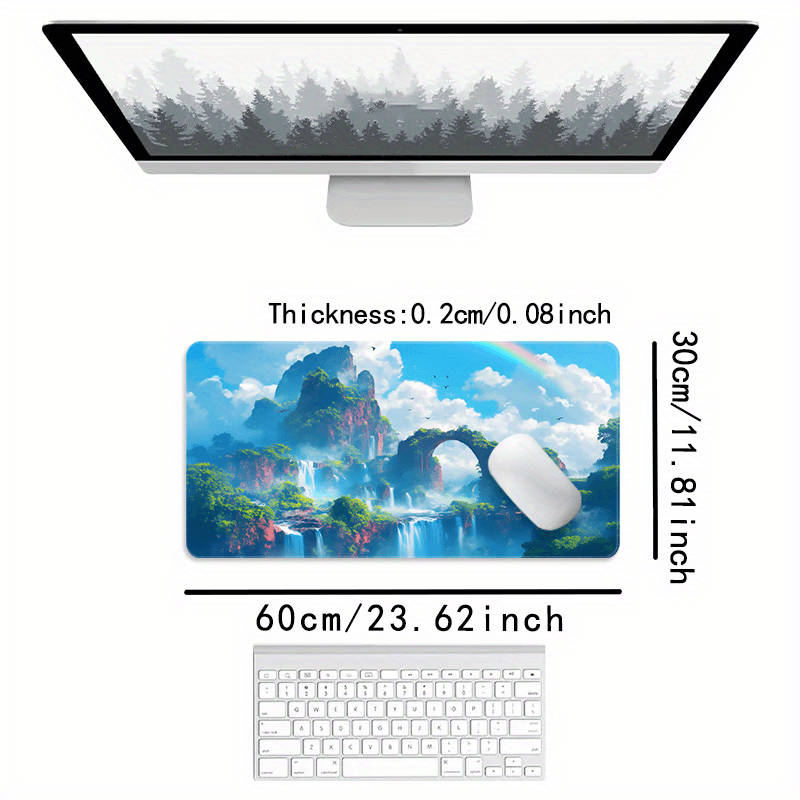 Mouse Pad Size 31.50X15.75Inches