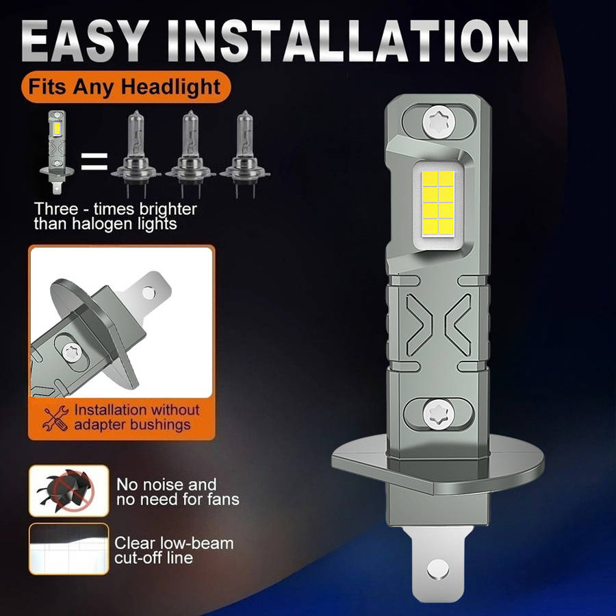 Car Lights Color 2Pcs H1