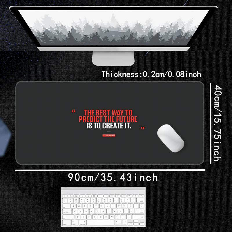 Mouse Pad Size 35.43X15.75Inch