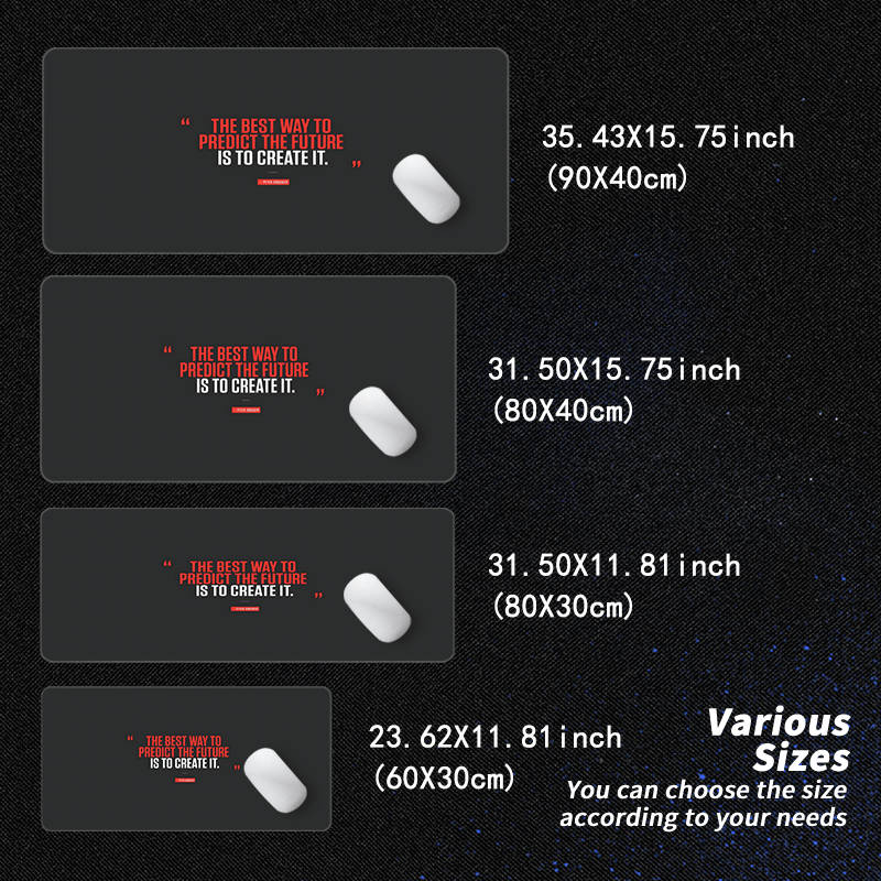 Mouse Pad Size 35.43X15.75Inch