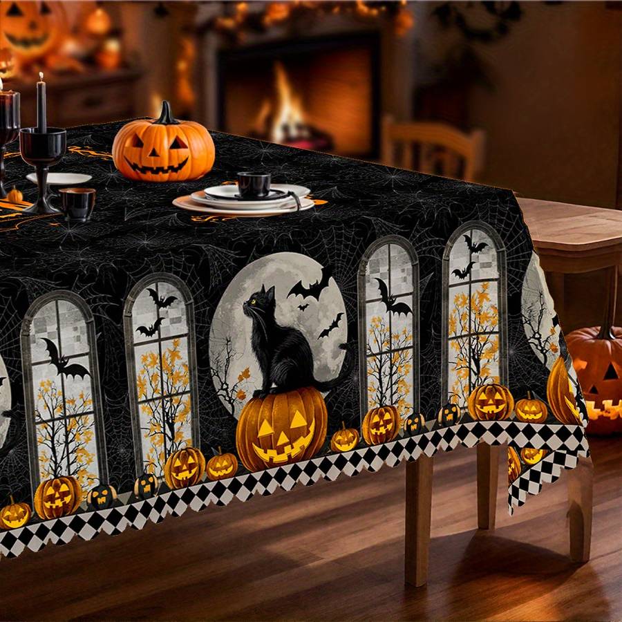 Halloween tablecloth decoration size Rectangle 152.4218.44cm