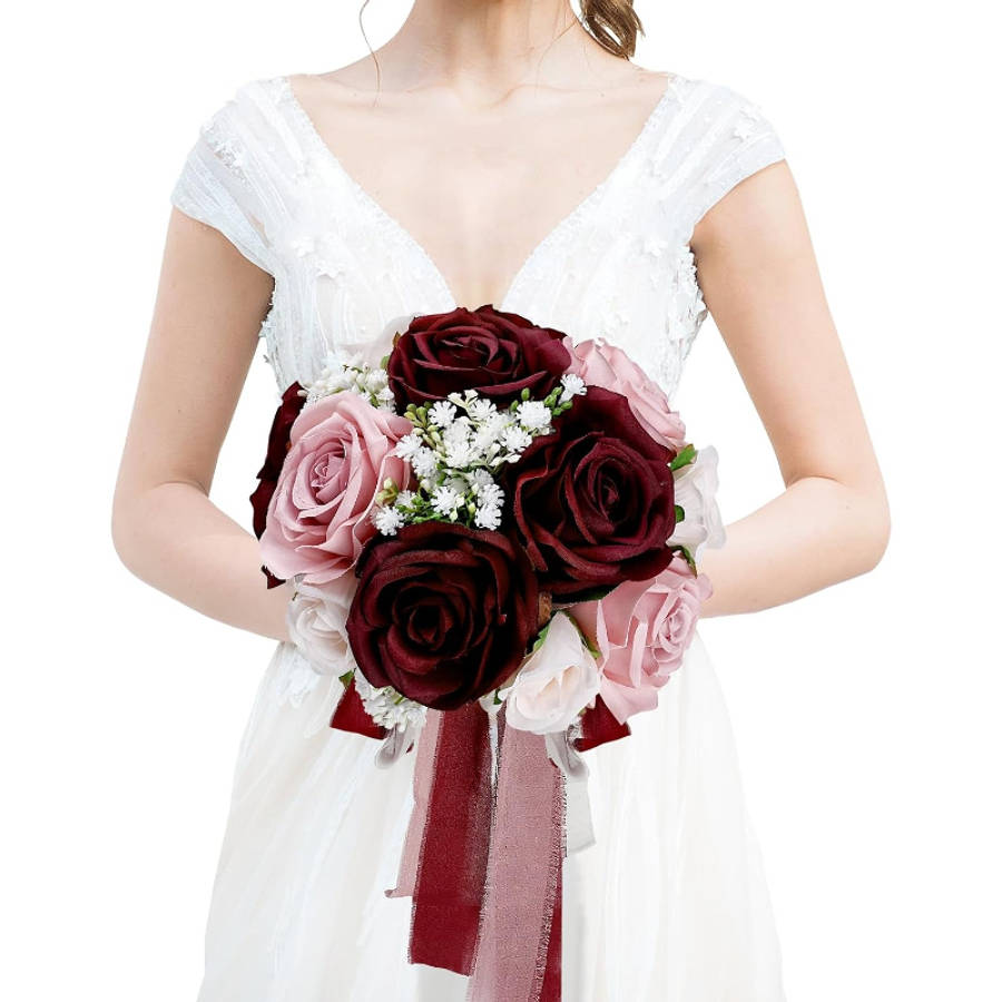 Wedding Supplies Color Burgundy & Dusty Pink
