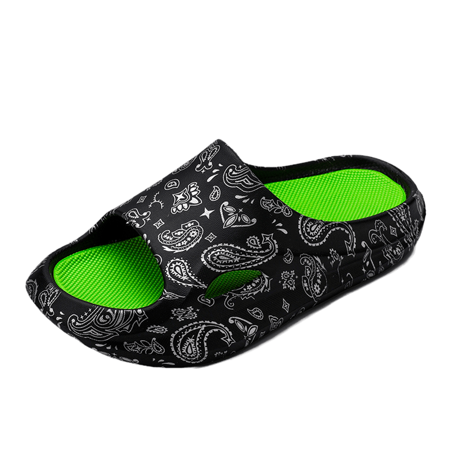 Sandals Color Black Orange Size Uk 7