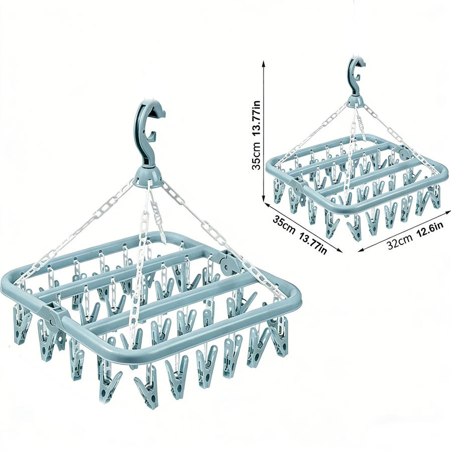 Clothes Rack Blue Quantity 2Pcs