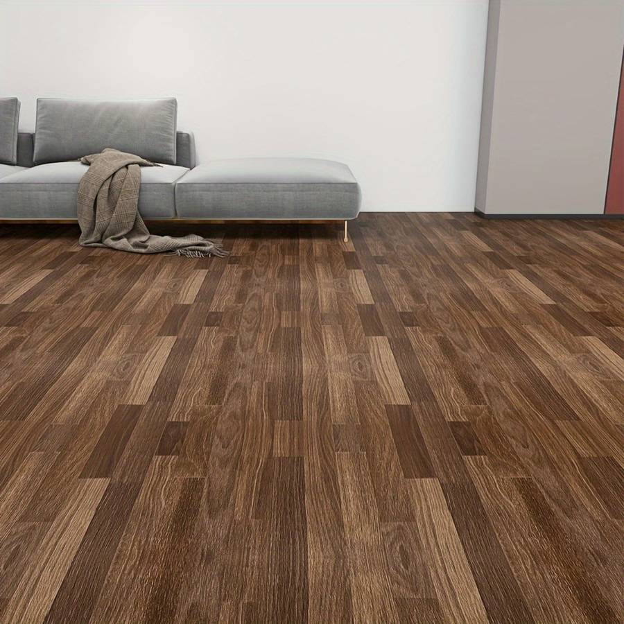 Self Adhesive Floor Stickers Parquet Walnut 40Cm*100Cm