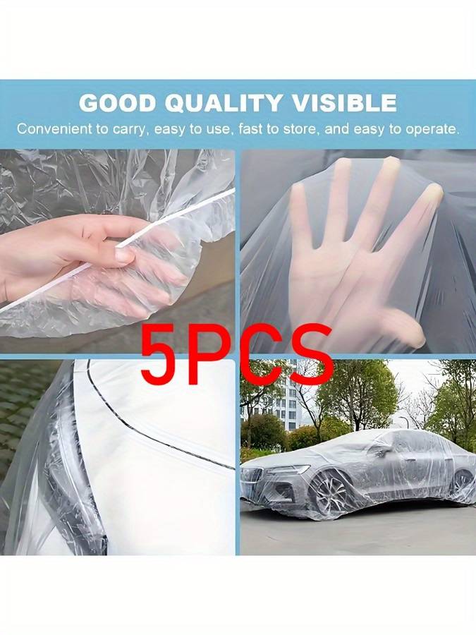 Car Cover Size L Quantity 5 Pcs