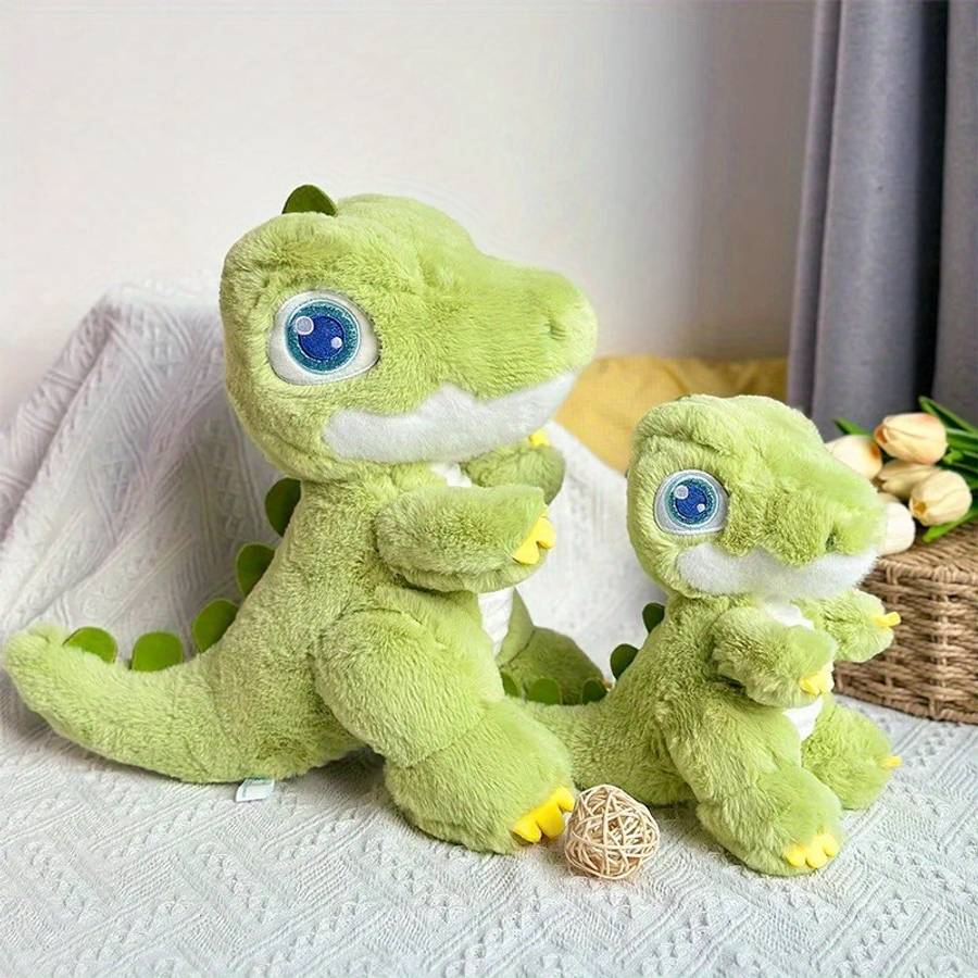 Plush Toyss color Green Dinosaur 1pc