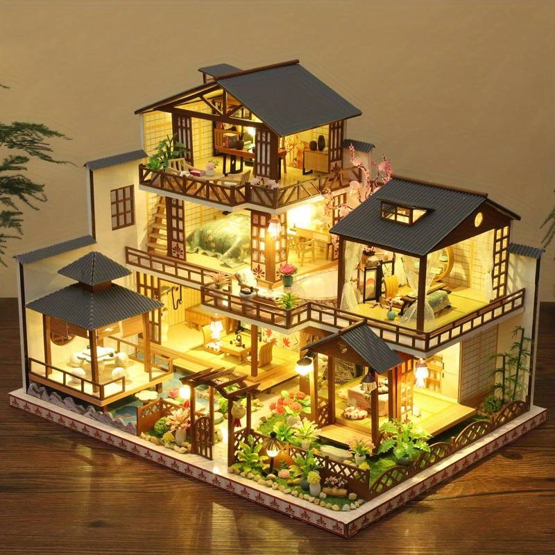 Building Toy Architectural Model Toy Set Style 008 A Forest Garden