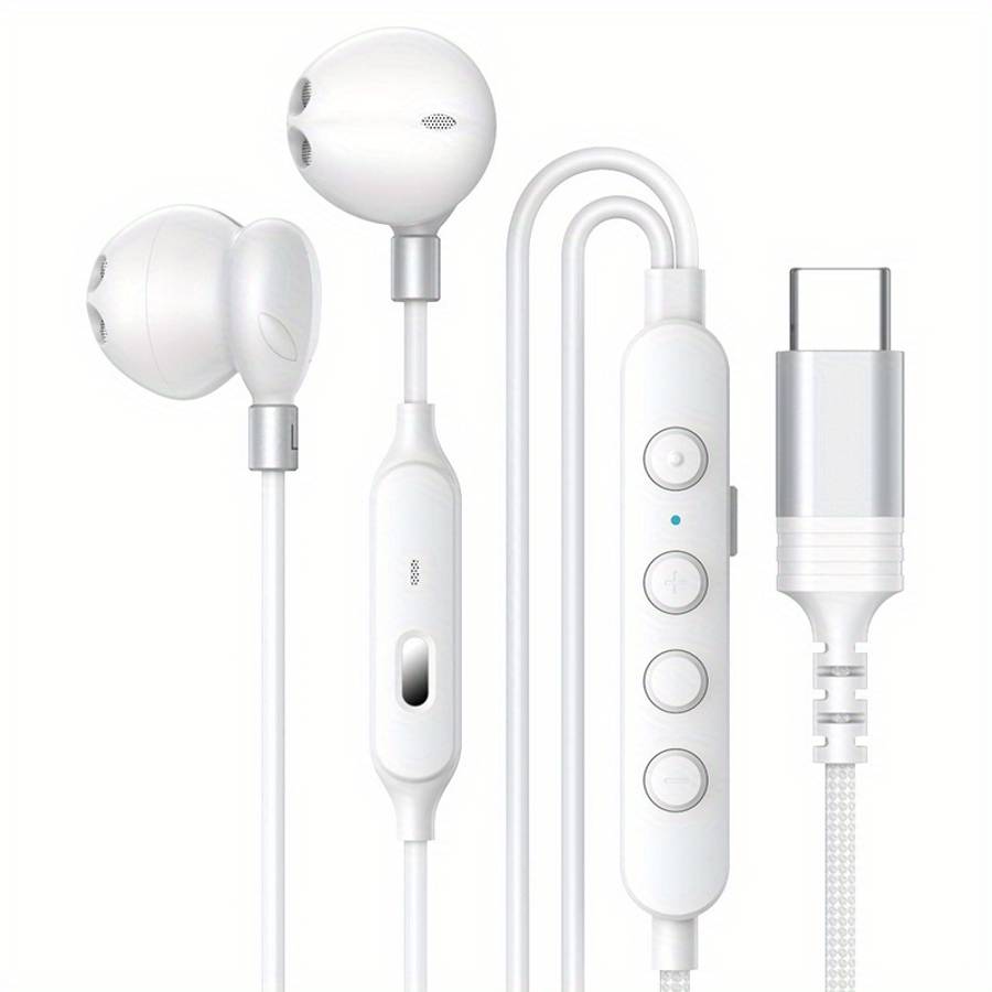 Wired Headphones White Size Type-C