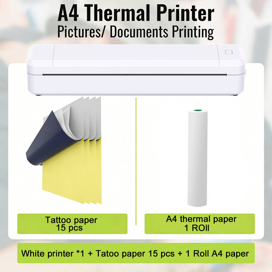 Printer Color White Machine Package