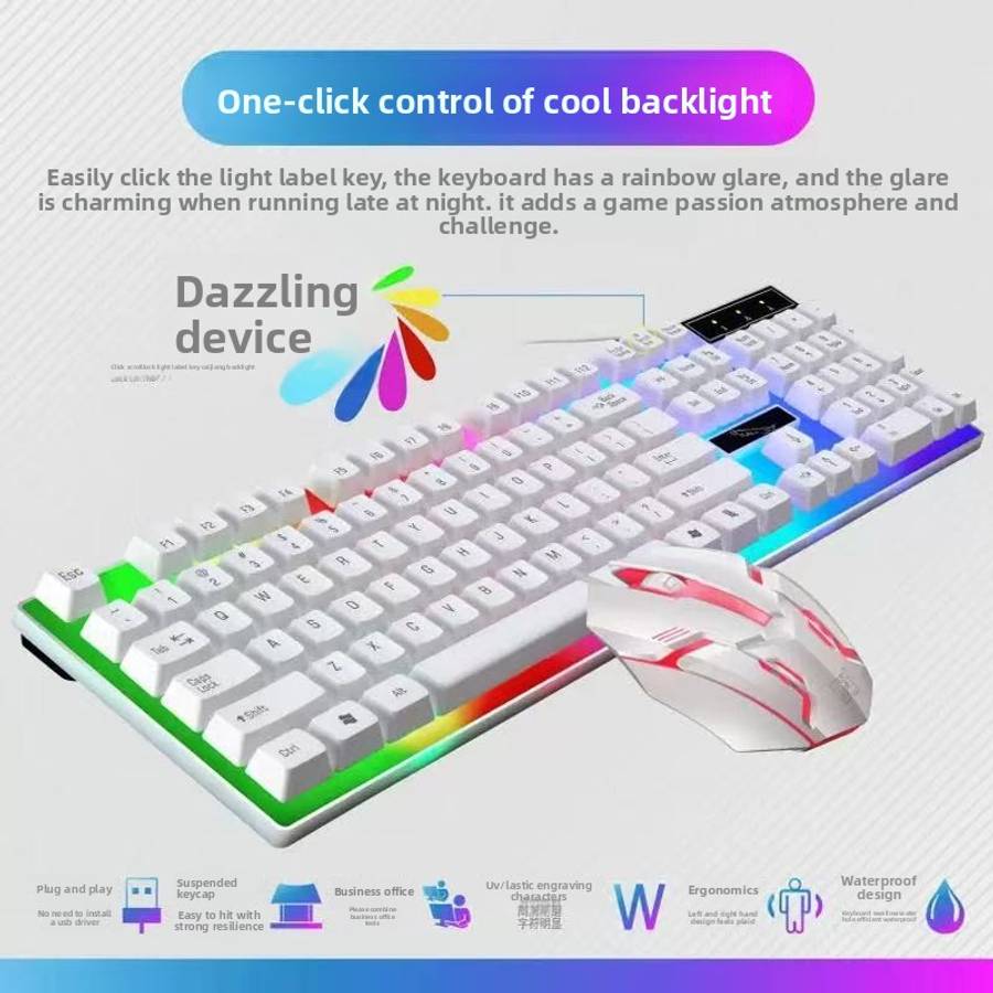 Keyboard Color white
