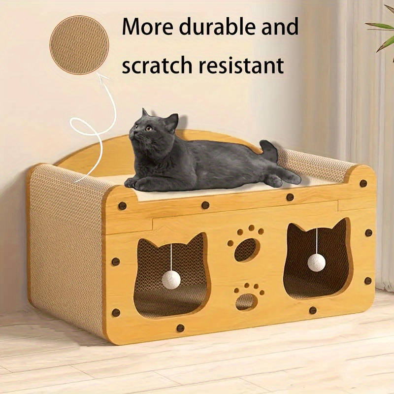 Pet supplies color Single layer cat scratching board