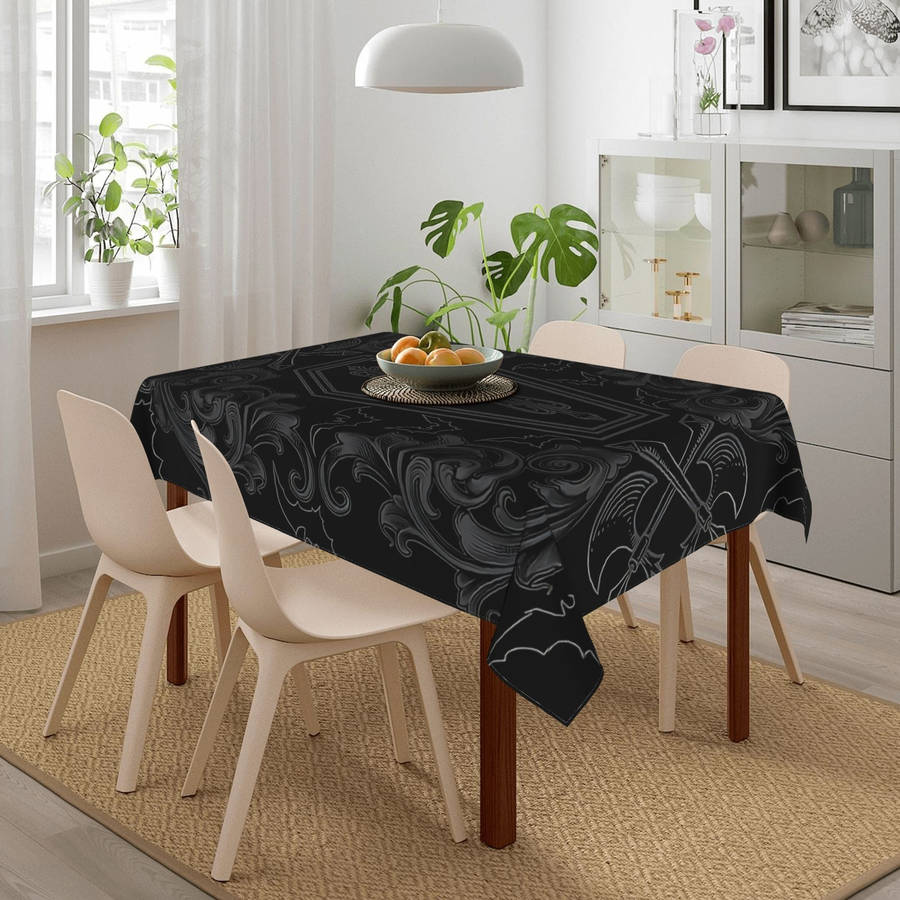 Halloween tablecloth decoration size 140 x 180cm or 55 x 70inch