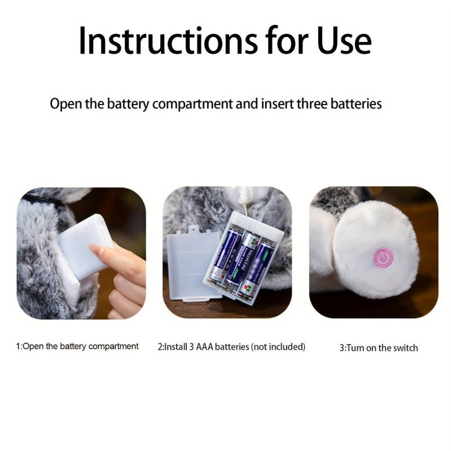 Plush Toys Color Gray