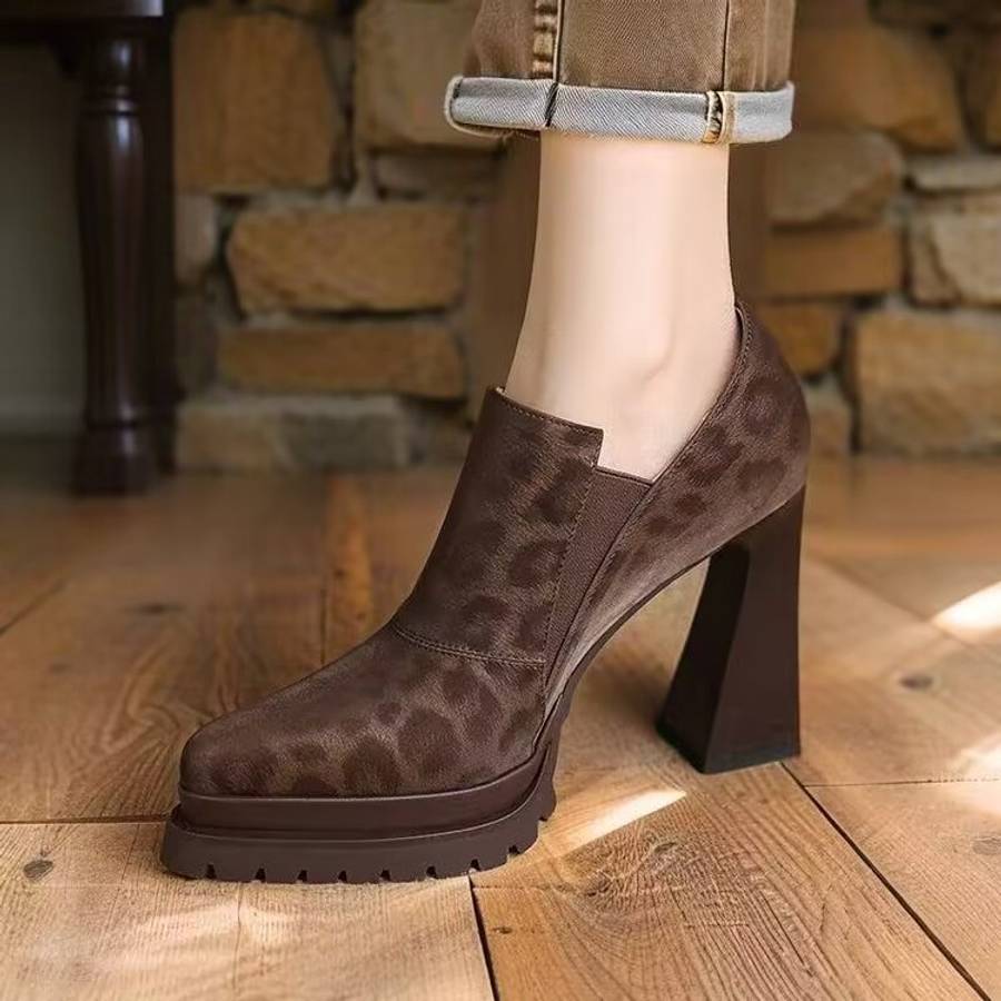 Women S High Heels Color Brown Sizeuk 3.5