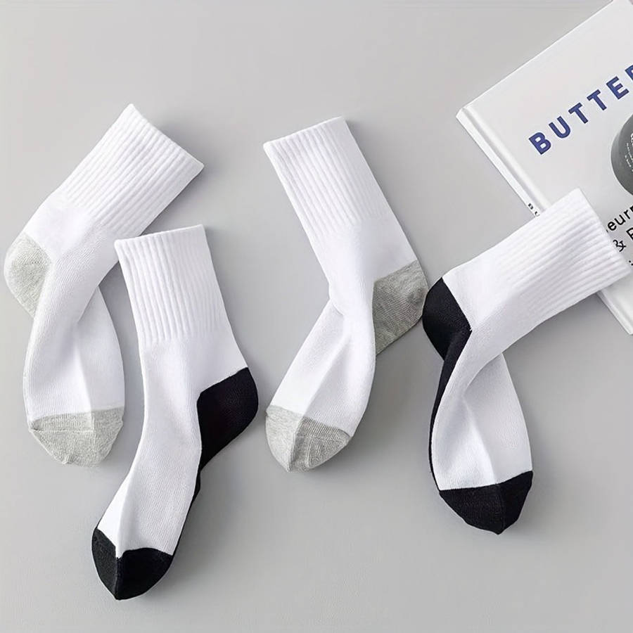 Women S Socks Color Grey White Quantity 5Pcs